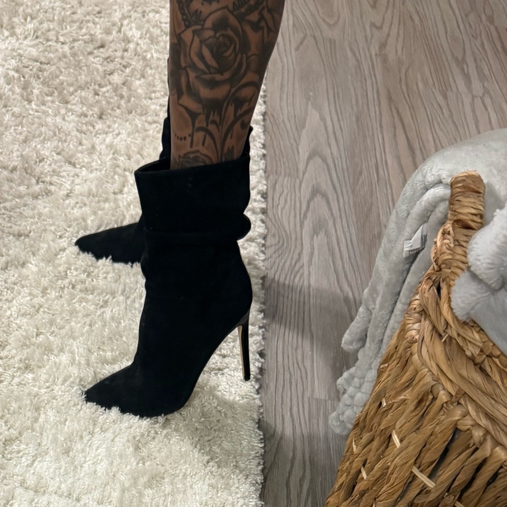 Nine West Elegant Black Stiletto Boots